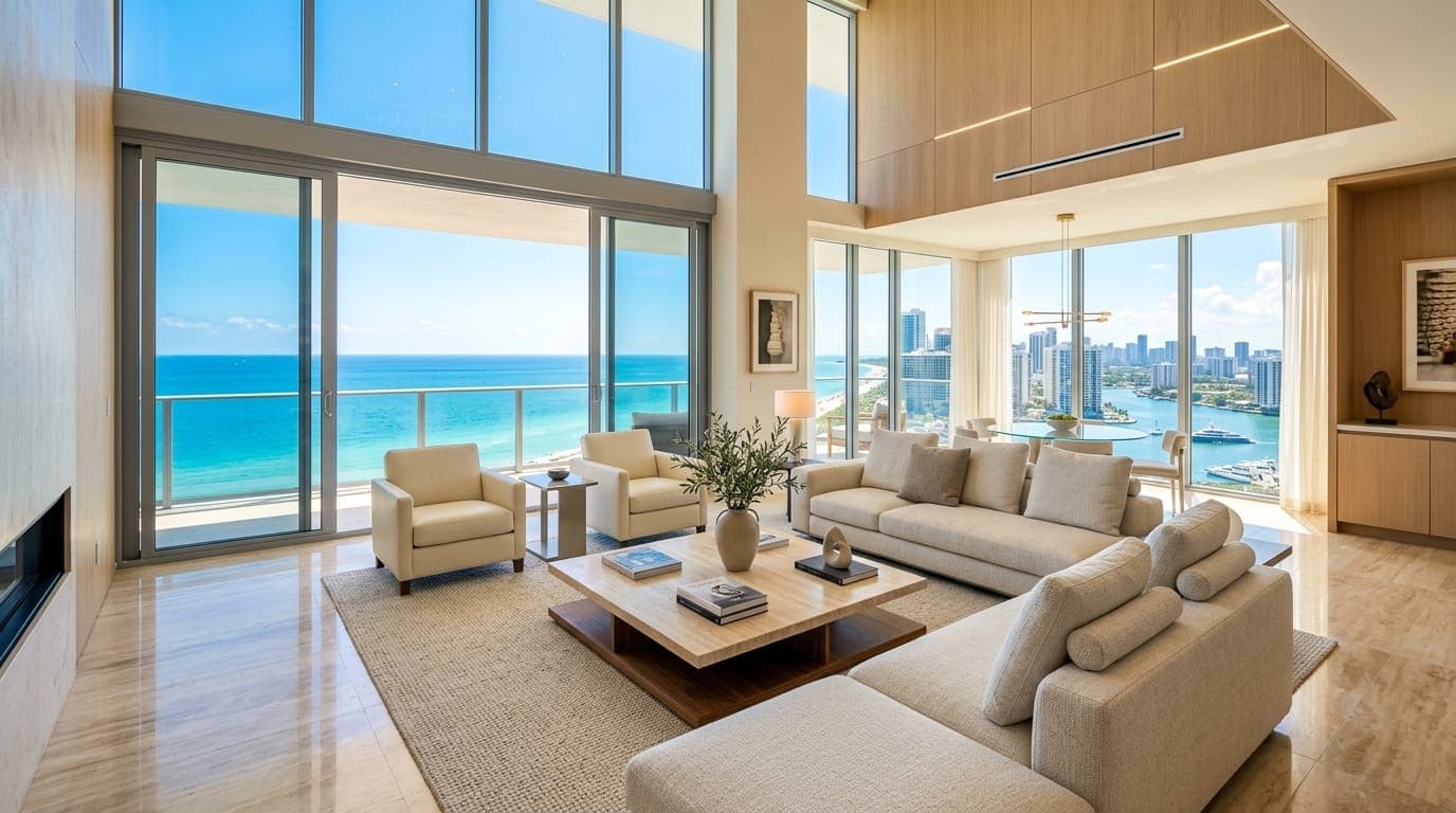 Ultra-Luxury Penthouse Daytime Ocean View