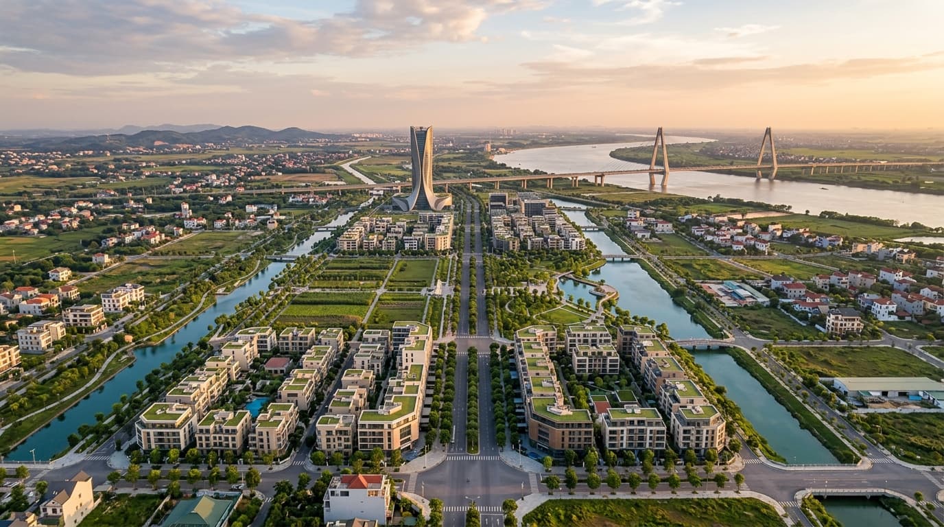Nhat Tan - Noi Bai Planning & Dong Anh Luxury Real Estate 2026: Tu Lien Bridge & $4.2B Smart City