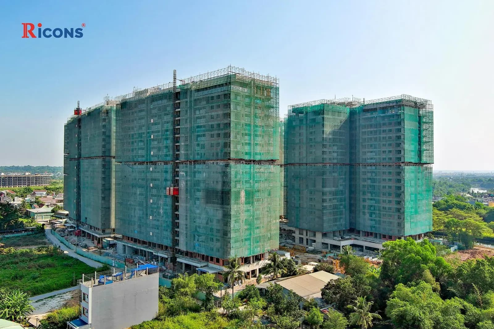 Tiến Độ Elysian Lò Lu Tháng 6/2026: Tăng Tốc Hoàn Thiện Mặt Ngoài 4 Khối Tháp Biophilic