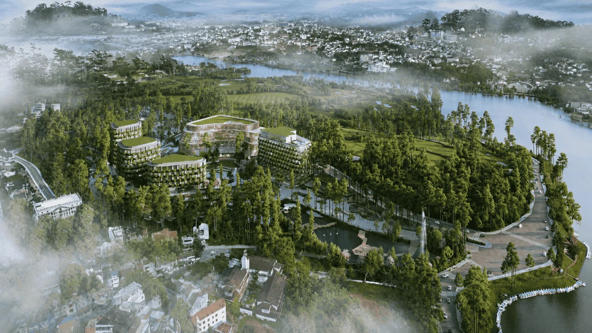 Tuyệt tác kiến trúc HAUS Đà Lạt ẩn mình giữa ngàn thông trực diện hồ Xuân Hương